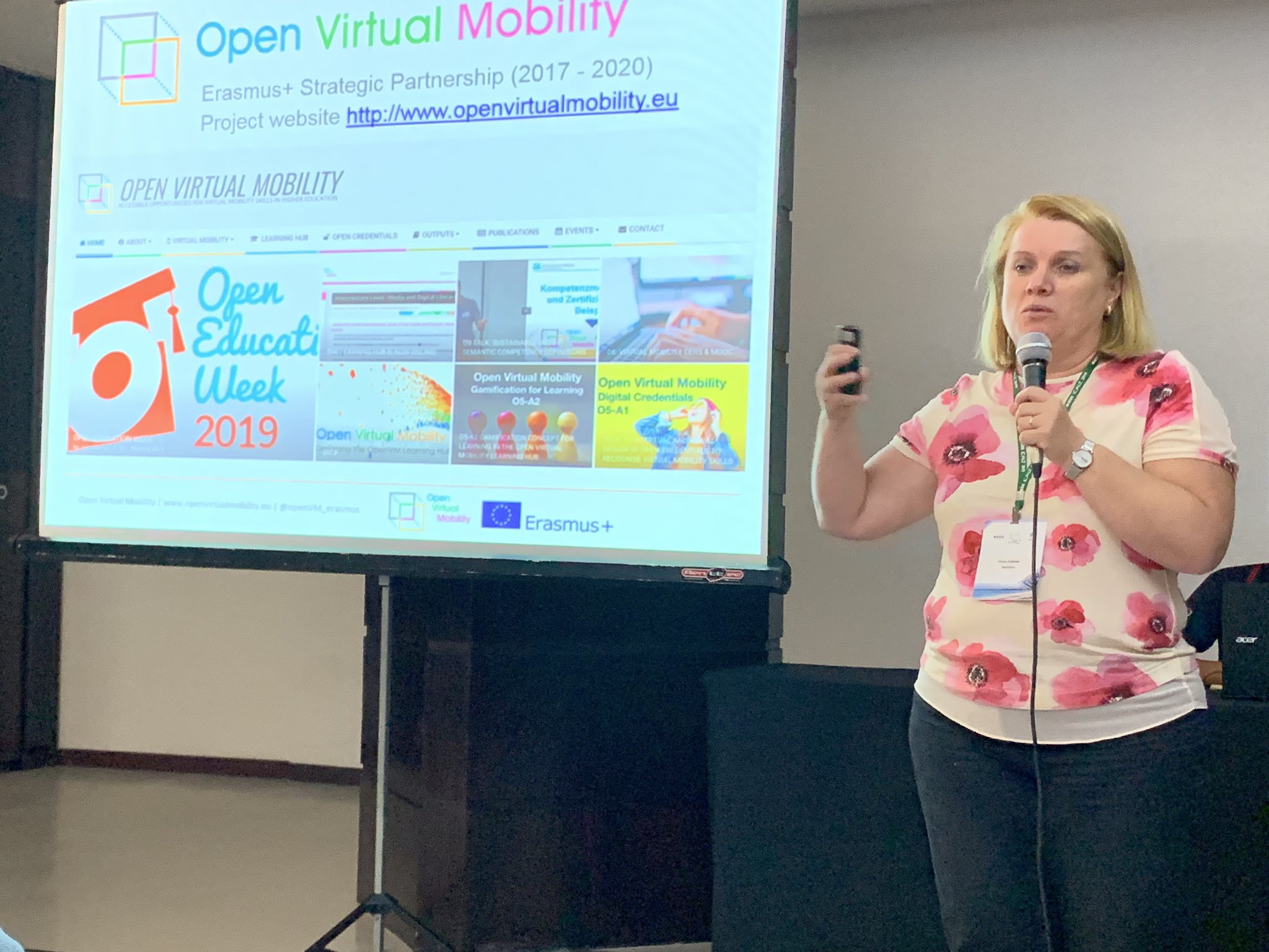Diana Andone - about MOOC's and Open VM at IEEE ICALT 2019, in Maceio, Brazil