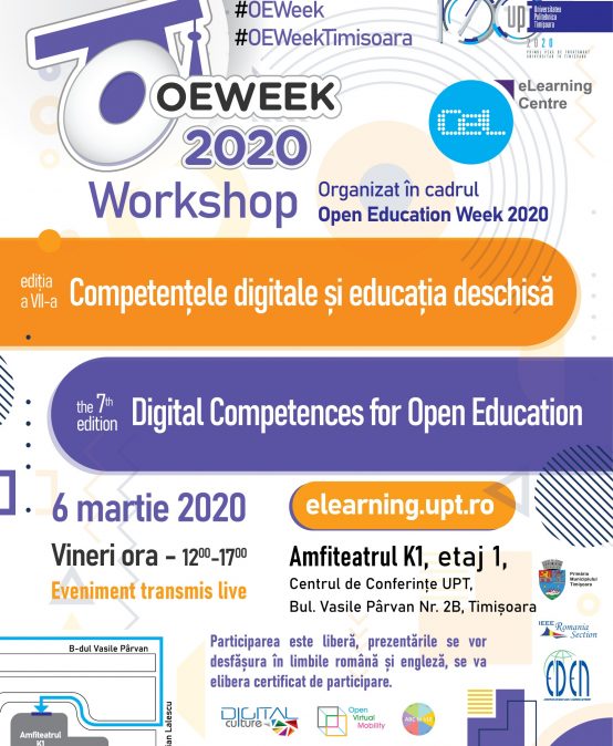 Înscrieri la workshop Competențele Digitale și Educația Deschisă