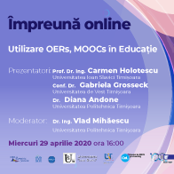 #impreunaonline Webinar - Using OERs, MOOCs in Education
