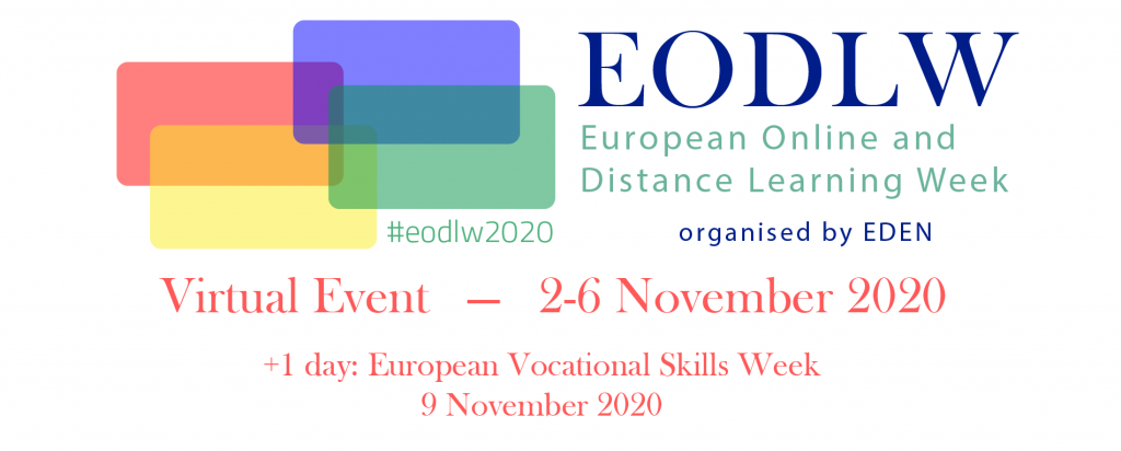 European Online Distance Learning Week (EODLW) – November 2-9, 2020  – JOIN AND NETWORK!