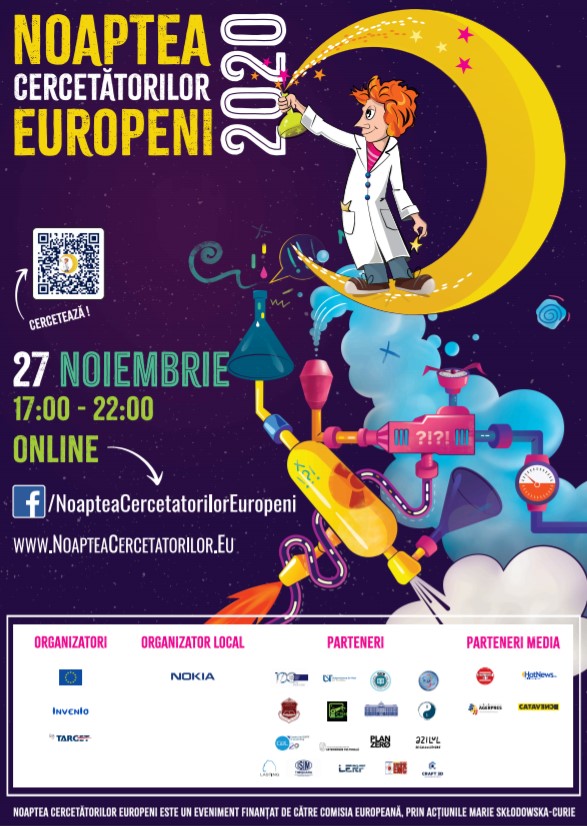 We are waiting for you online at the European Researchers' Night 2020