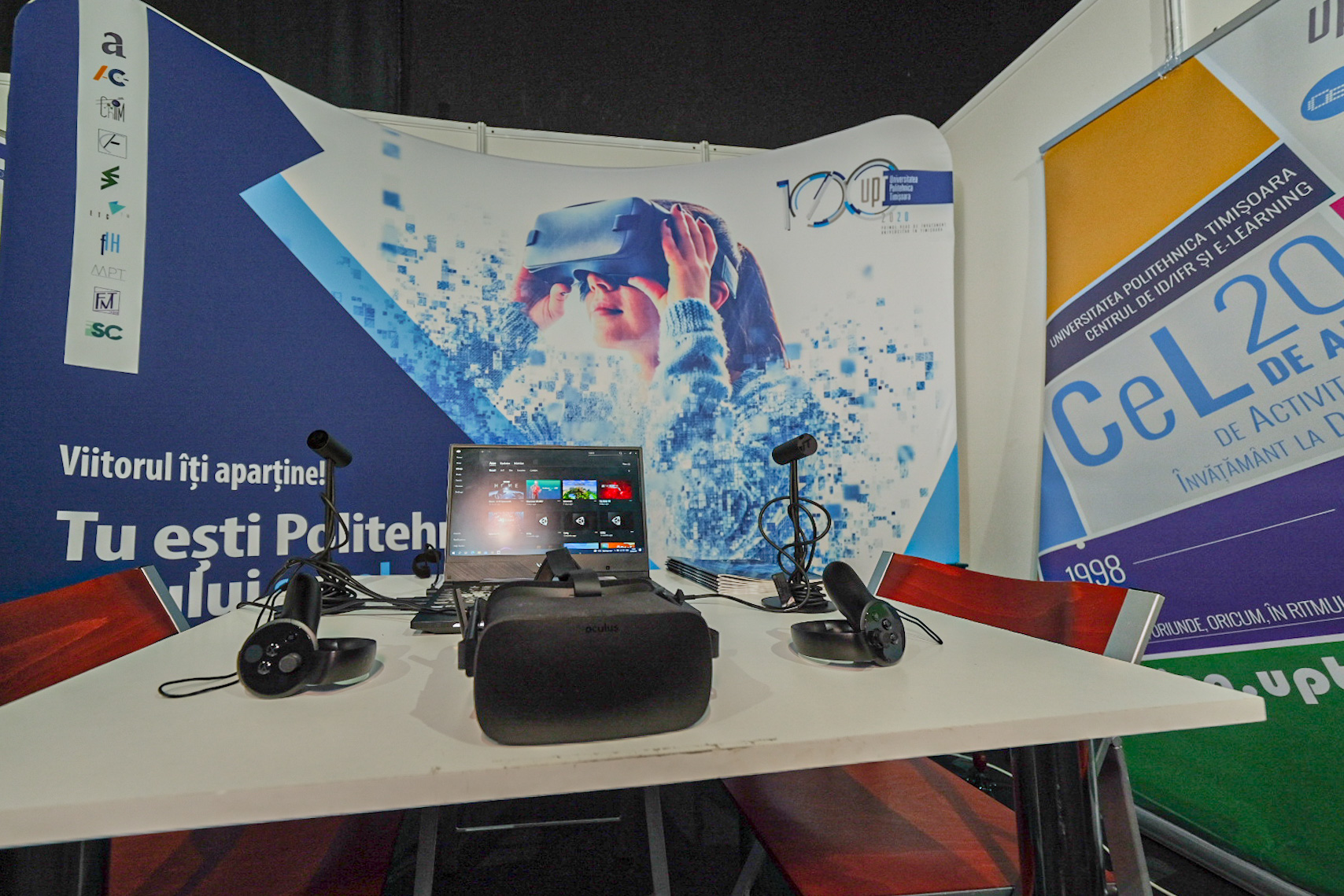 Echipa CeL la Flight Festival – Tech World: ochelari AR, VR, holograme, cuburi magice, laboratoare cu feedback senzorial și ultimele gadget-uri high-tech