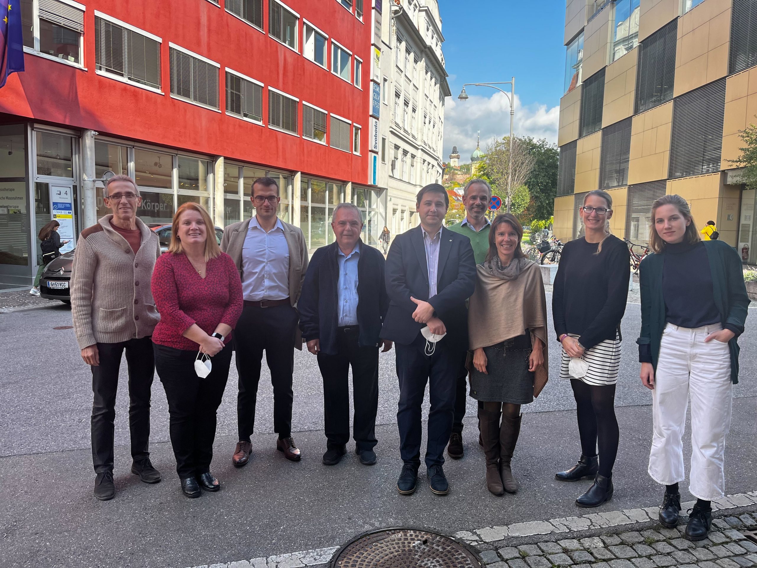 Meeting of Tracce Erasmus + project partners in Graz
