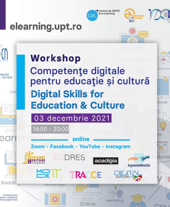 Digital Skills for Education & Culture Workshop   Workshop Competențe digitale pentru educație și cultură