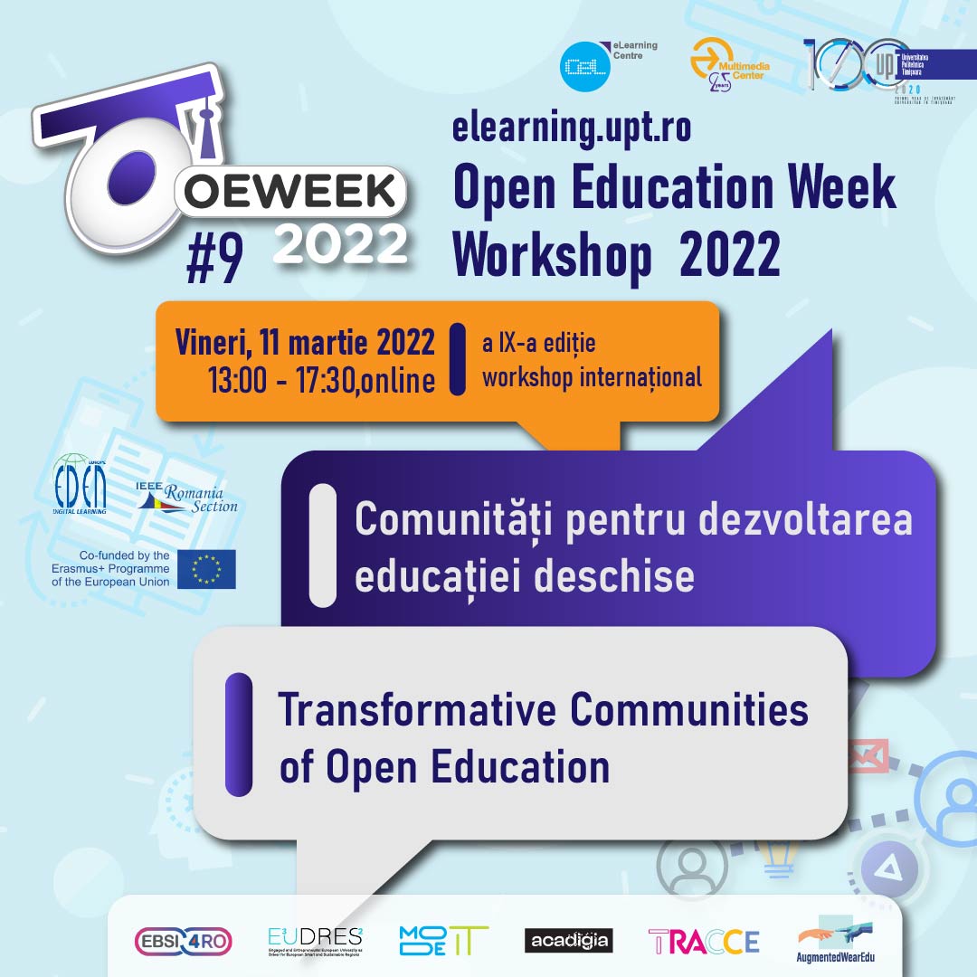Workshop Internațional Comunități pentru dezvoltarea educației deschise