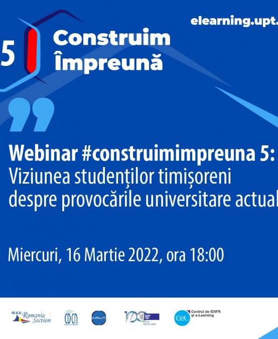 Let's build together #5 - The vision of Timisoara students about current university challenges