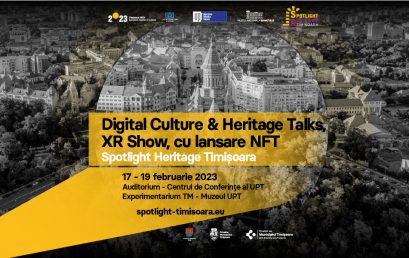Digital Culture & Heritage Talks, XR Show, cu lansare NFT