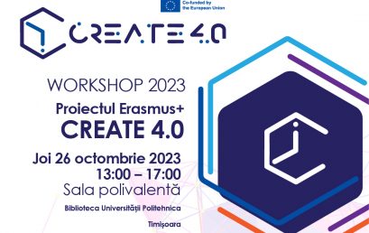 Erasmus+ Create 4.0 Workshop 2023 project