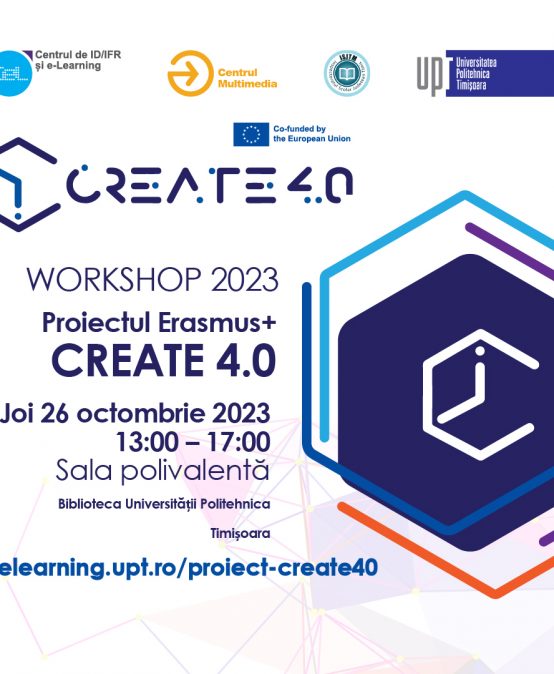 Proiect Erasmus+ Create 4.0 Workshop 2023