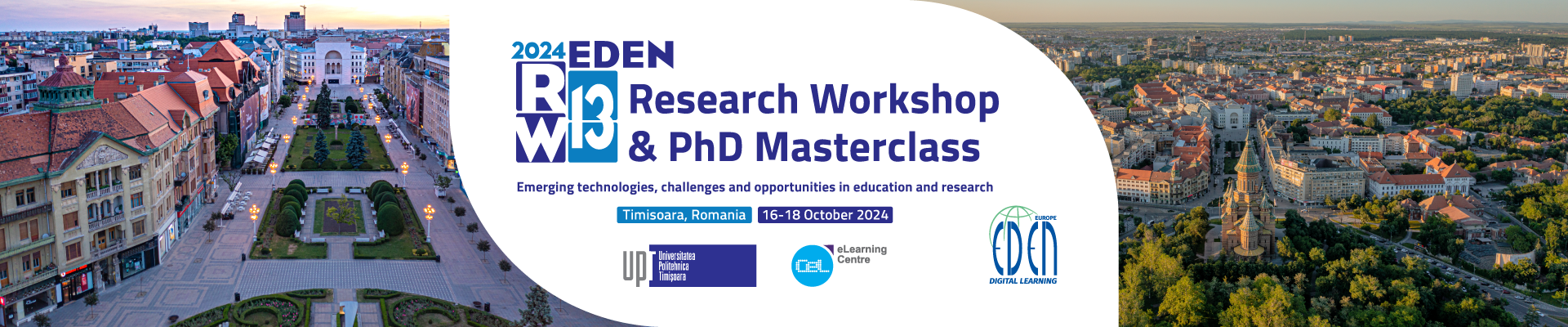 EDEN 2024 Research Workshop & PhD Schools’ Masterclass in Timisoara: Urmărește Sesiunile plenare GRATUIT