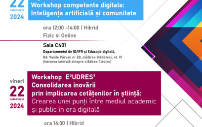 Workshop competente digitale în inteligență artificială și comunitate – DigiSkills 2024