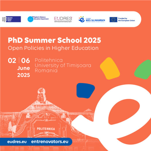 E³UDRES² – Ent-r-e-novators PhD Summer School 2025 – Open Practices in Higher Education