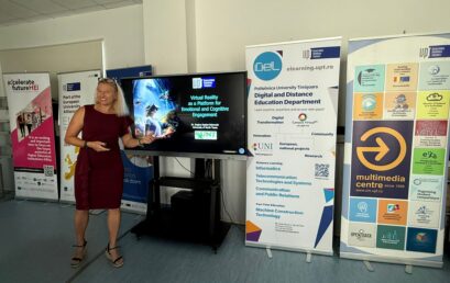 Realitatea Virtuală ca platforme pentru educație: Prof. Regina Kaplan-Rakowski de la Universitatea de Nord din Texas în vizită la UPT