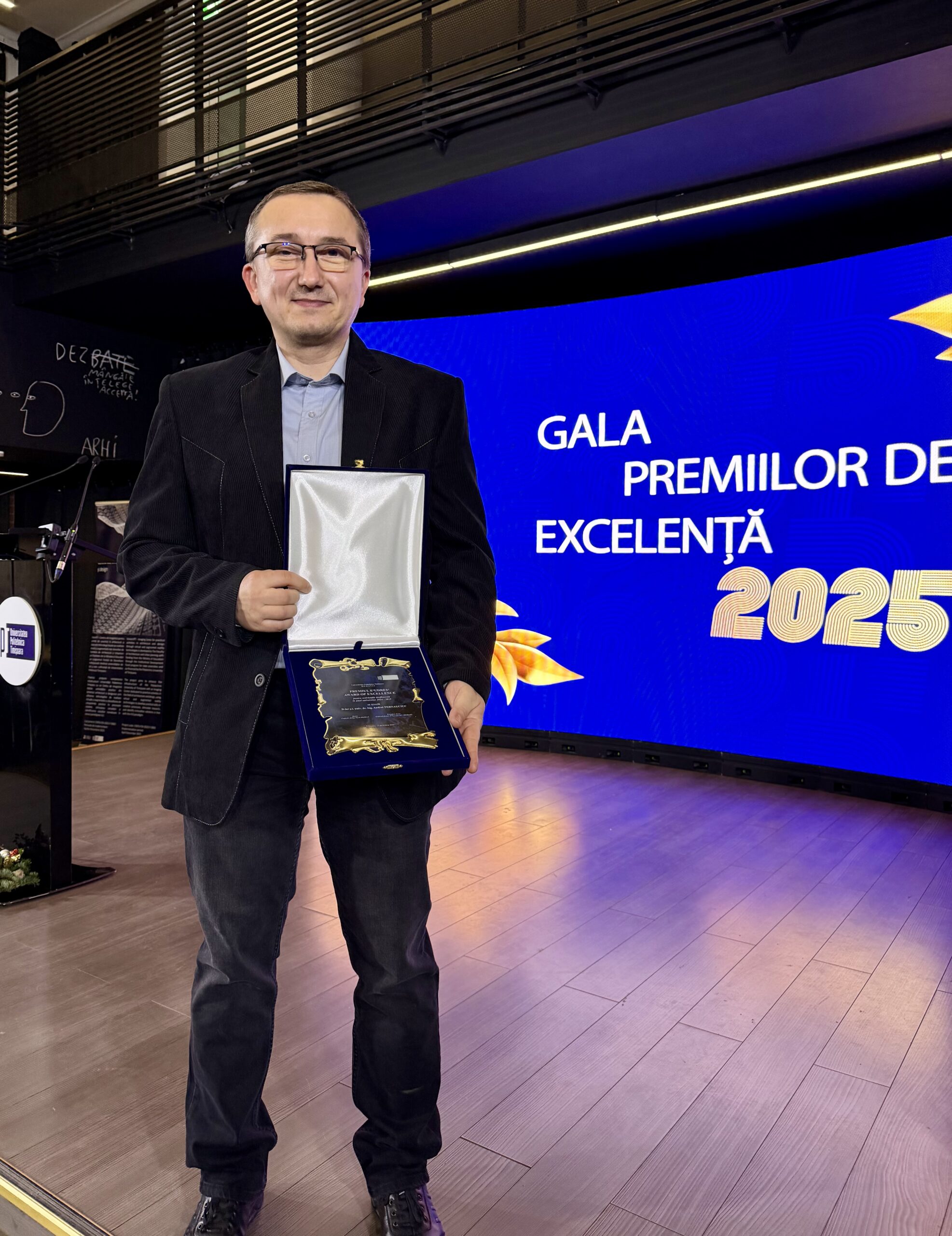 Silviu Vert and Andrei Ternauciuc – DeL team, distinguished at the UPT 2025 Excellence Awards Gala