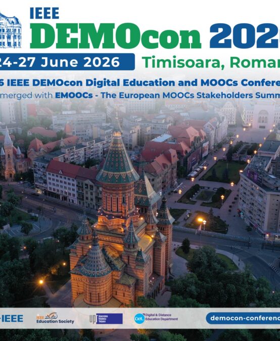 IEEE DEMOcon Digital Education and MOOCs International Conference 2026 at UPT: Call for papers