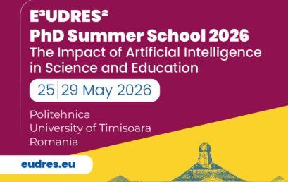 E³UDRES² PhD Summer School 2026 – The Impact of Artificial Intelligence in Science and Education