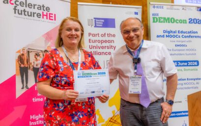 UPT's digital transformation, presented at IEEE DEMOcon 2026: How the European project "Accelerate Future HEI" supports institutional transformation