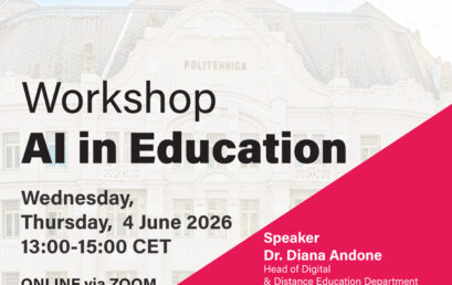 Artificial Intelligence in Higher Education: Hundreds of participants from over 10 countries at the webinar series organized by DeL UPT through Accelerate Future HEI